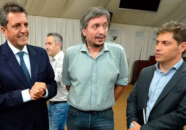 Massa, M�ximo K y Kicillof.