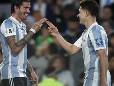 Rodrigo De Paul y Juli�n �lvarez.