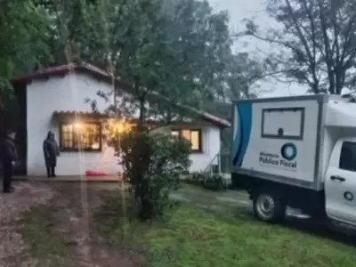El femicidio fue cometido en esta vivienda rural. (Foto: cronica.com.ar)
