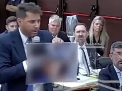 Durante las primeras instancias del juicio se mostraron im�genes dr�sticas del estado en que estaba Diego Maradona en sus �ltimos momentos.