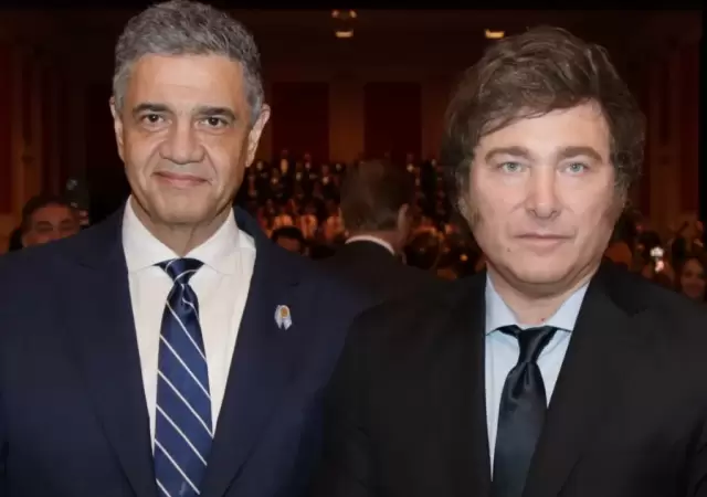 Jorge Macri y Javier Milei
