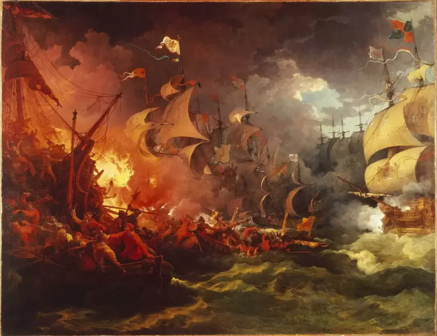 La Armada Invencible. (Pintura de Philip James de Loutherbourg / Wikimedia)