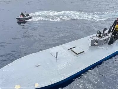 En "narcosubmarino" es una embarcaci�n semisumergible.