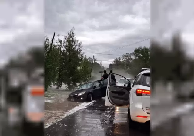 El temporal en Sant Fe produjo diversos da�os en la provincia argentina.