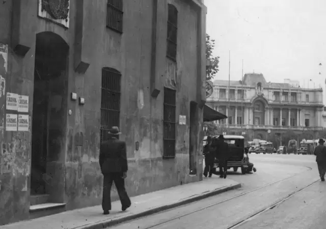 El frente de la casa hist�rica en una foto tomada en mayo de 1936. (Fuente: web)