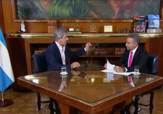 Luis Caputo y luis Majul.