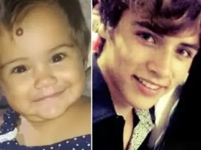 Sof�a y Franco, los hijos de Natalia Heizenrreder/