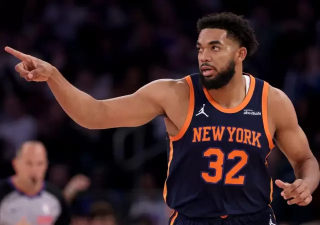 Karl-Anthony Towns, figura de los Knicks.