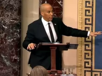 Cory Booker, senador estadounidense por Nueva Jersey.