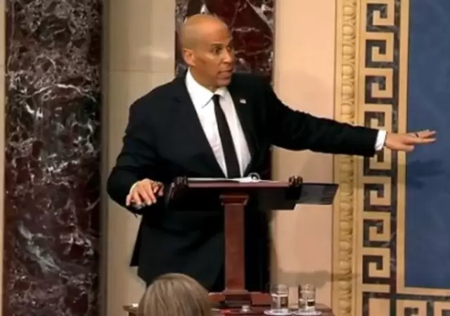 Cory Booker, senador estadounidense por Nueva Jersey.