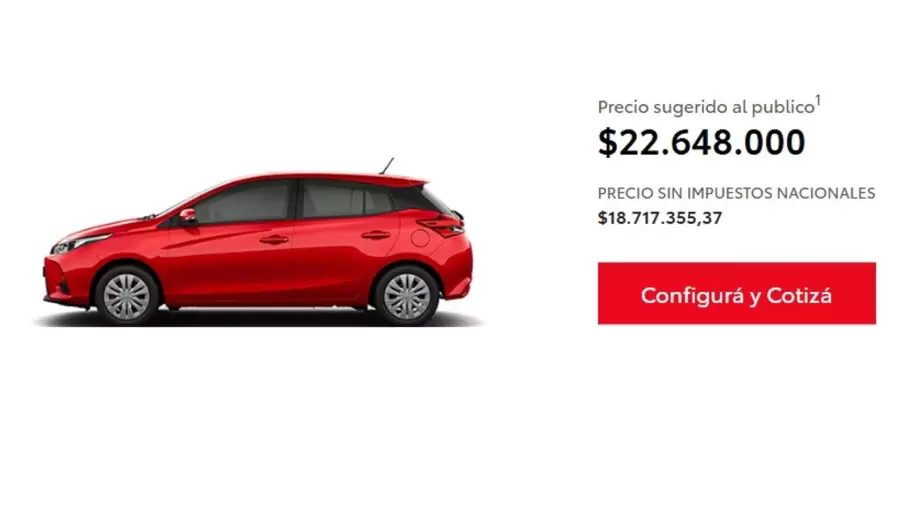 Toyota Yaris.