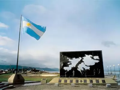 Monumento a Malvinas en Ushuaia.