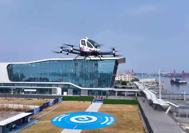 Los taxis voladores en China ya son una realidad.