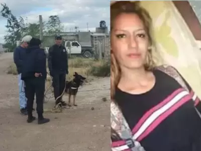 Karina Mu�oz desapareci� el viernes y su cuerpo fue hallado calcinado en un carro de mano.