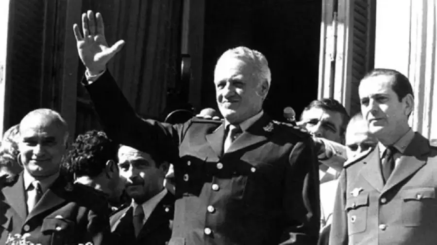 Galtieri en la Casa Rosada