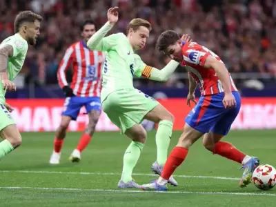 El Bar�a elimin� al Atl�tico Madrid