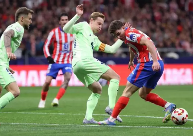 El Bar�a elimin� al Atl�tico Madrid