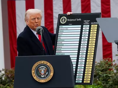 Trump present� la lista completa de aranceles que EE.UU le aplicar� al mundo.