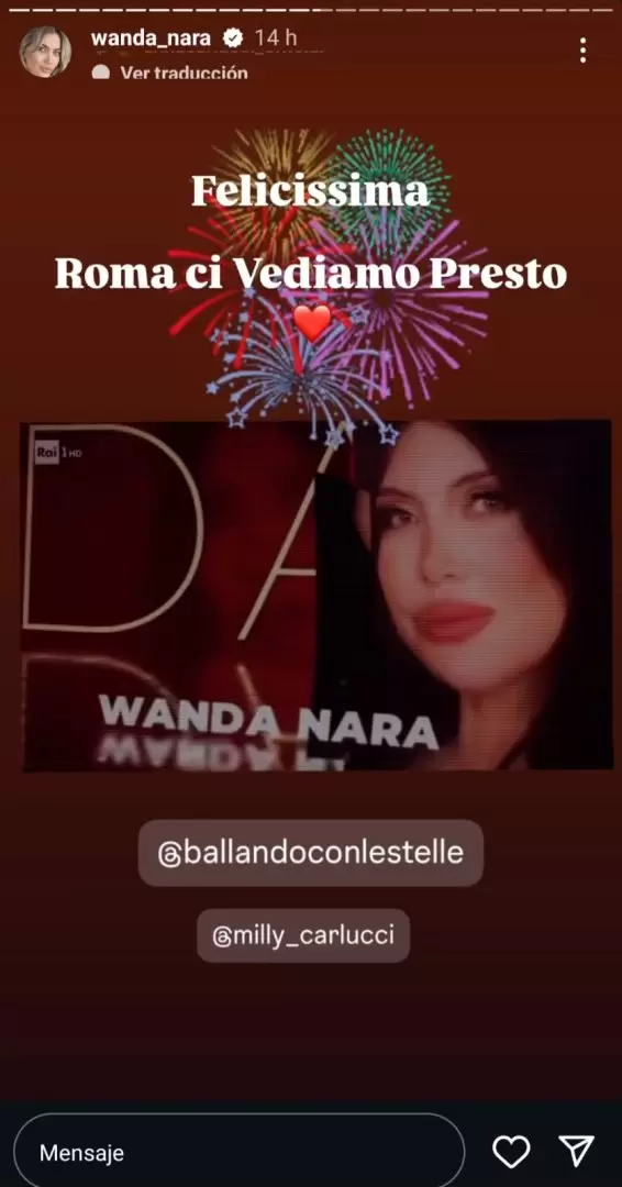 Nara feliz con volver al certamen de baile.