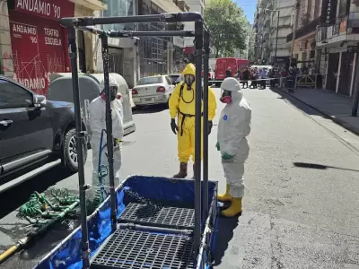 Derrame t�xico en el centro de Buenos Aires: 8 afectados y caos en plena ciudad