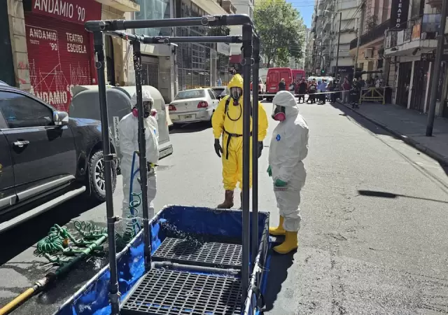 Derrame t�xico en el centro de Buenos Aires: 8 afectados y caos en plena ciudad