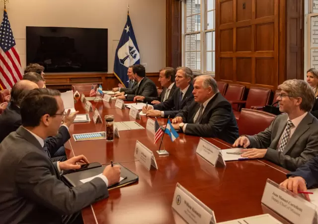 La canciller�a argentina se viene reuniendo con las principales figuras diplom�ticas y comerciales de la administraci�n Trump.