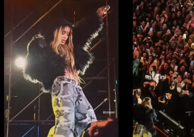 Stoessel cant� un total de 9 canciones e hizo vibrar el barrio de Palermo.