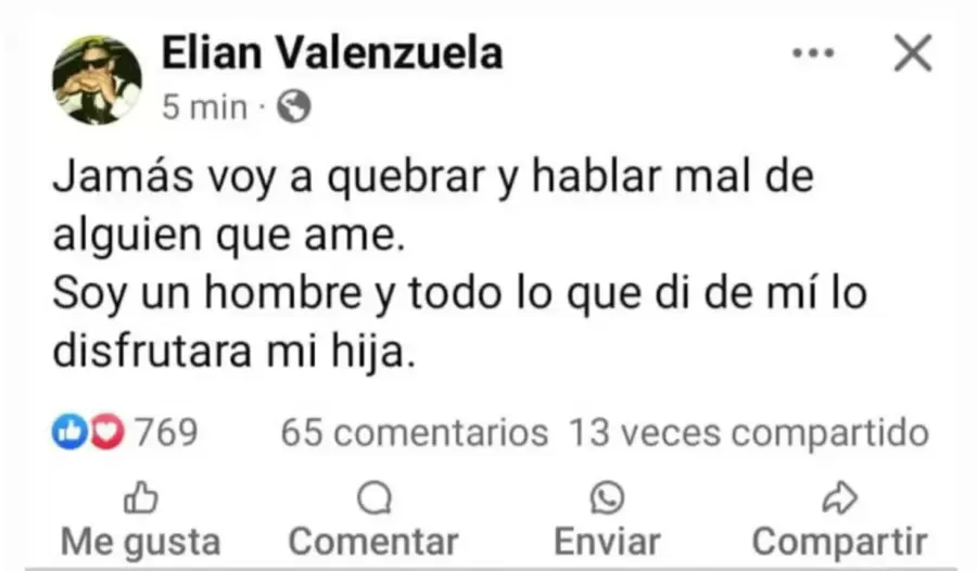 L-Gante expres� que no hablar� mal de Wanda Nara tras su ruptura.