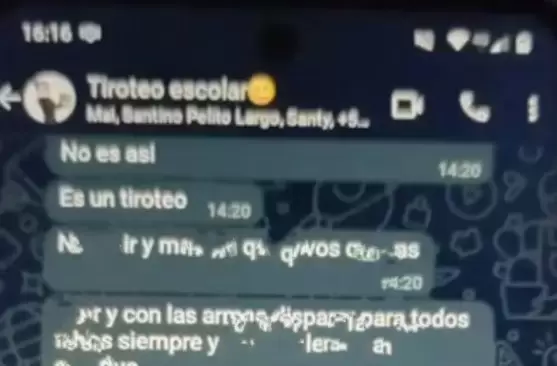 El grupo se llamaba Tiroteo escolar.