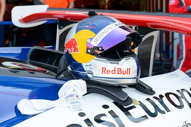 Casco de piloto de F�rmula 1.