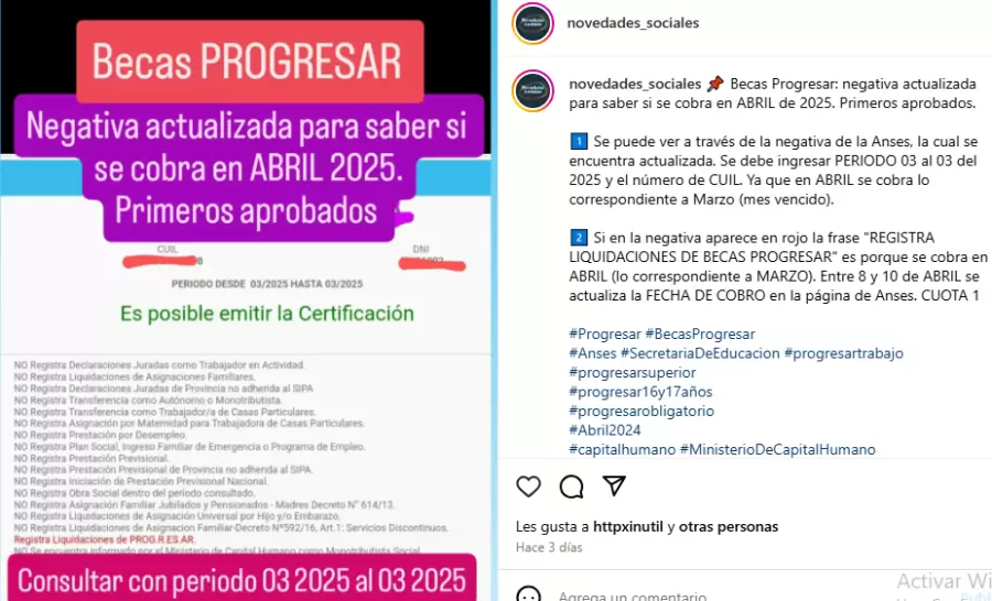 Es muy importante colocar el per�odo 03 al consultar la certificaci�n negativa