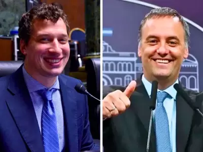 Yamil Santoro y Manuel Adorni