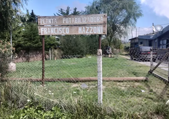 Planta potabilizadora Francisco Mazzoni, ubicada Las Carditas, Potrerillos. Fuente: Irrigaci�n