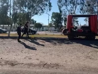 Se investigan las causas del ins�lito y terrible accidente. Foto: web
