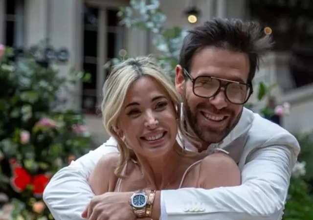 Tiempos felices: J�sica Cirio y El�as Piccirillo reci�n casados. (Foto: archivo web)