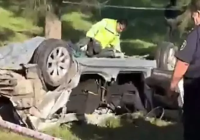 El tremendo accidente provoc� la muerte de cinco j�venes y un herido de gravedad. (Foto: web)