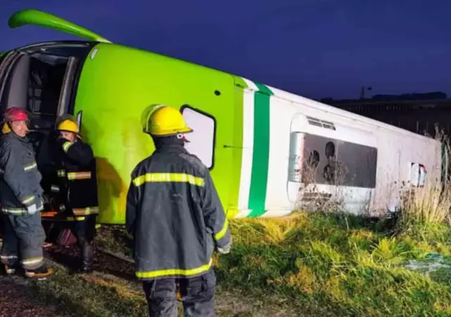 Cinco personas murieron y al menos 20 resultaron heridas al volcar un micro