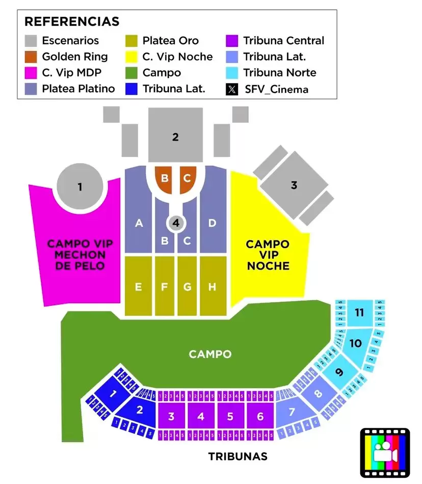El festival tendrá tres escenarios.