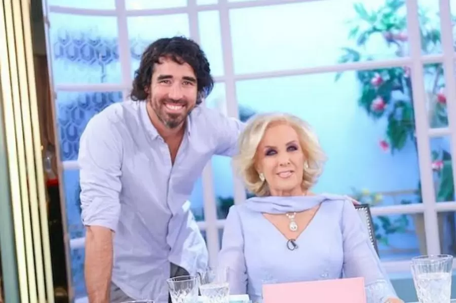 Nacho Viale y Mirtha Legrand.