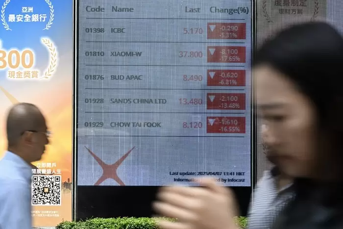 Las operaciones en las bolsas de Asia anticiparon una jornada de desplome, incluyendo a Wall Street.