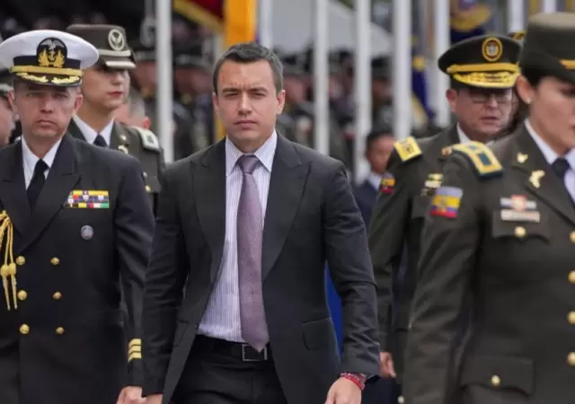 Noboa profundiza su pedido a Washington de asistencia militar contra el crimen que asola el pa�s sudamericano.