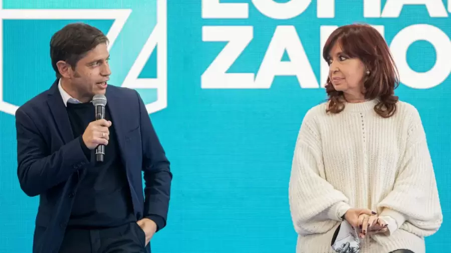 Cristina Kirchner y Kicillof. Otros tiempos.