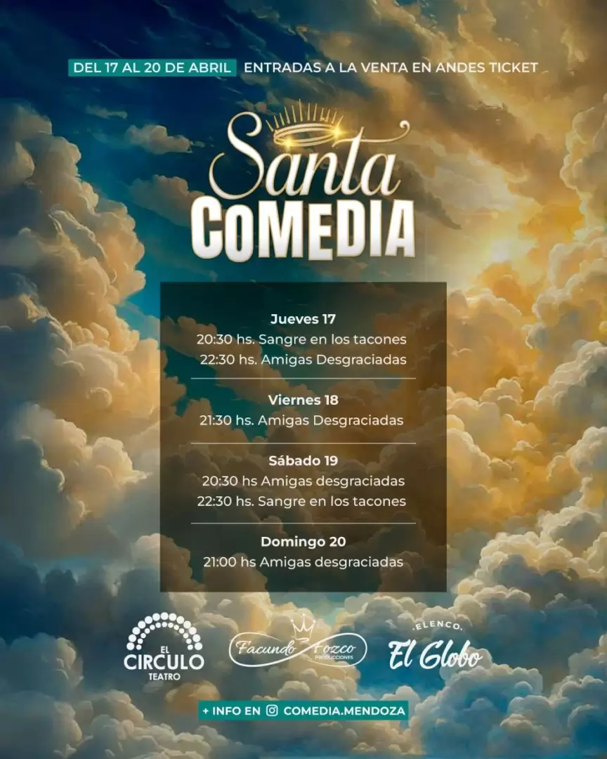 santa comedia