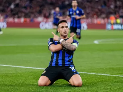 Lautaro Mart�nez aport� un gol para el Inter
