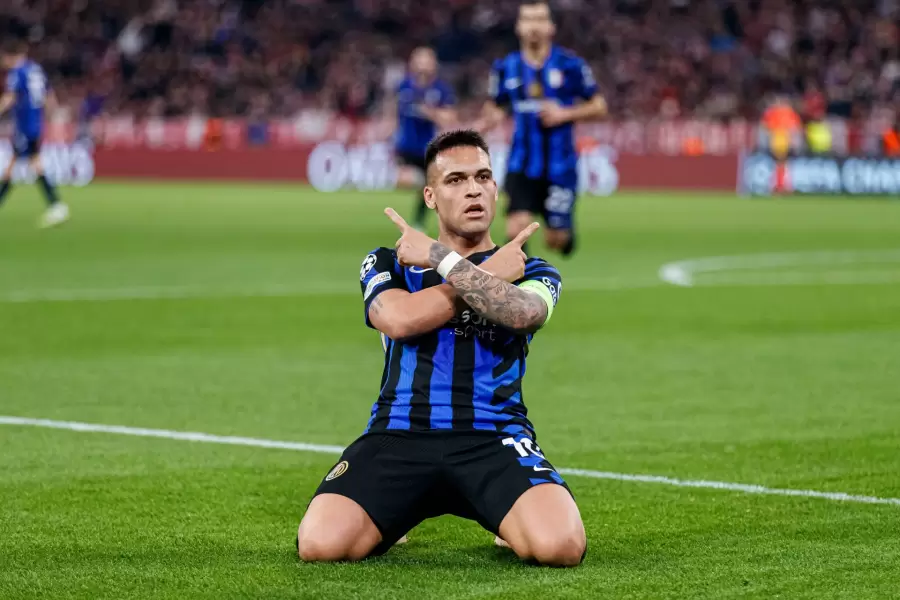 Lautaro Martínez aportó un gol para el Inter