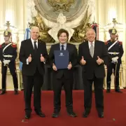 Javier Milei recibió a 7 embajadores que presentaron sus credenciales diplomáticas