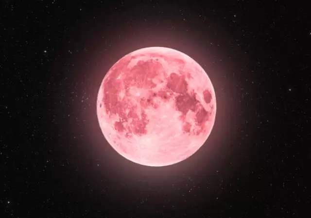 La Luna rosa podr� verse en la Aregentina.