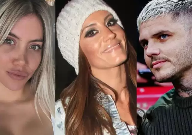 Wanda, Natacha Jaitt y Mauro Icardi.