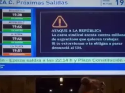 "Ataque a la rep�blica" es el paro general, seg�n el Gobierno.