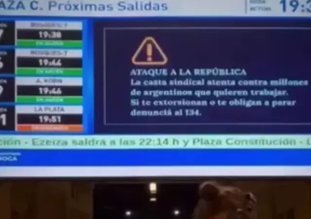 "Ataque a la rep�blica" es el paro general, seg�n el Gobierno.